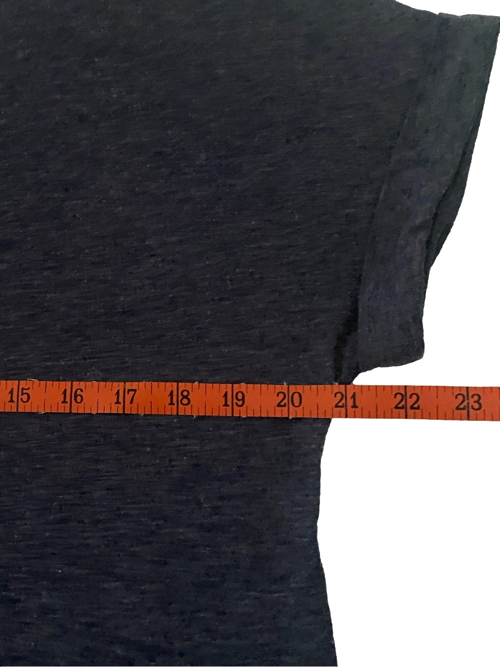 SHEIN Navy V-Neck Short Sleeve Tee, Size S - Picture 5 of 6